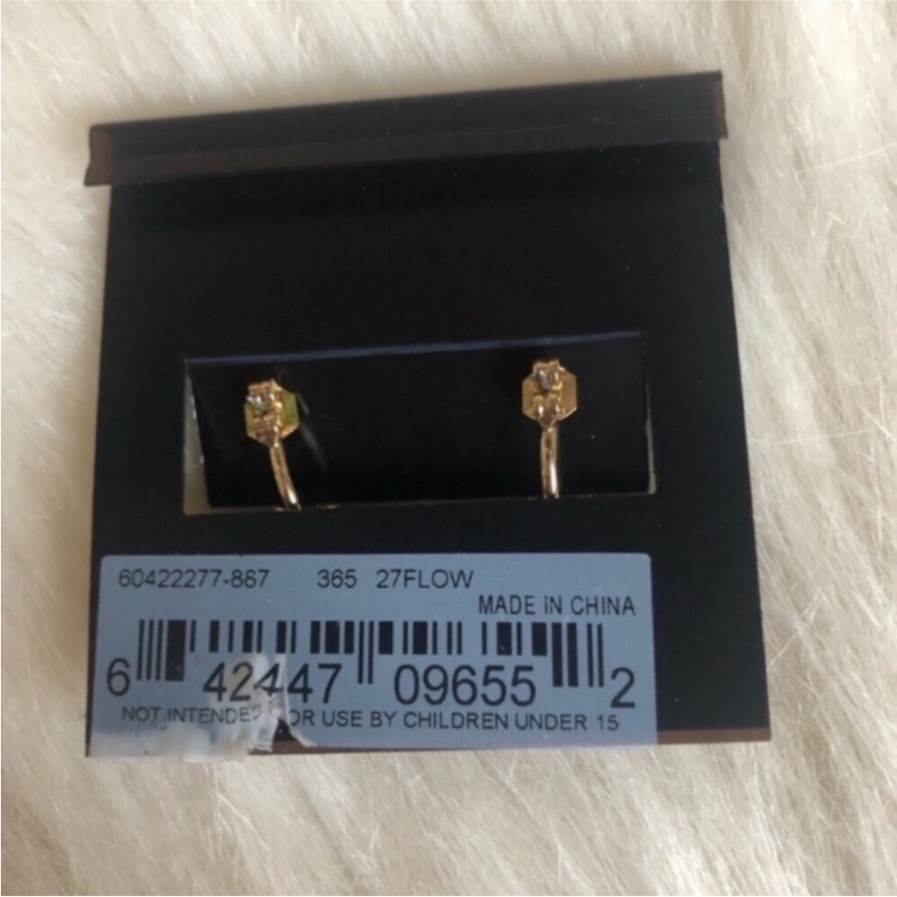 NWT Anne Klein Flower Floater Earrings - Picture 2 of 2